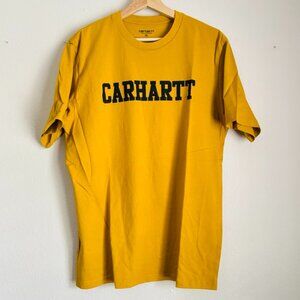 Carhartt Work In Progress WIP Yellow TShirt Size XLarge